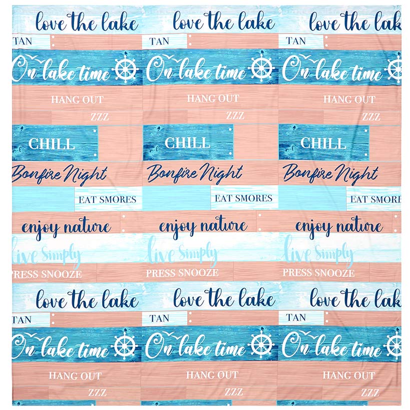 Lake Time Shower Curtain
