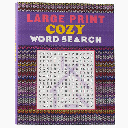 Large Print Word Search or Sudoku Puzzle Books
