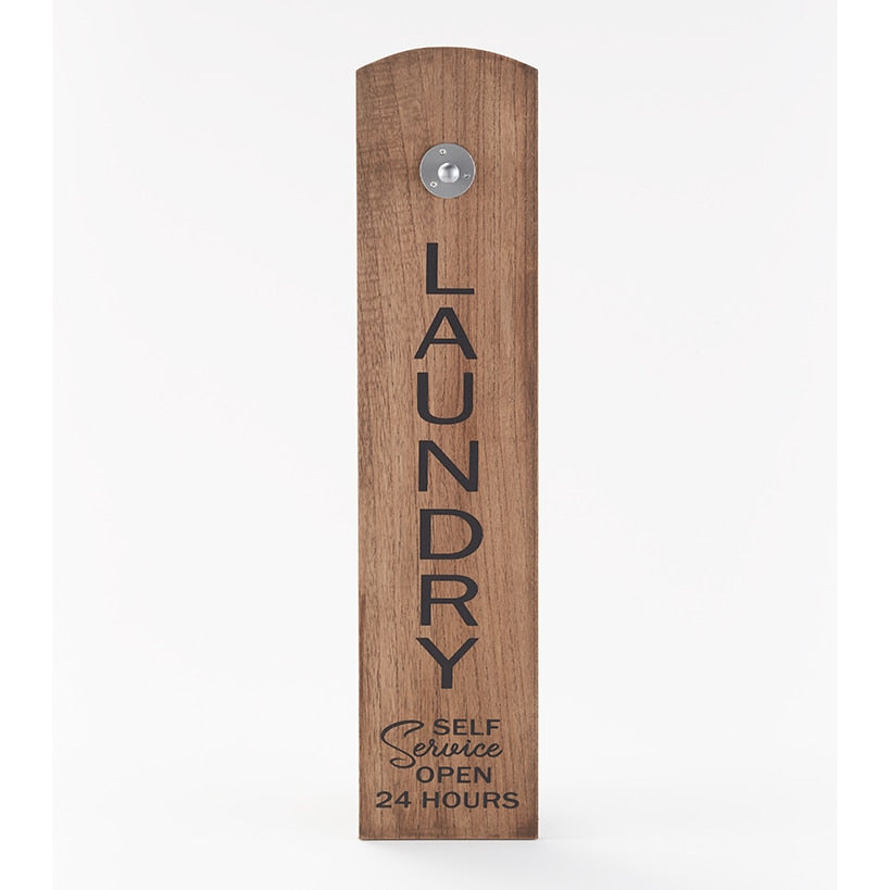Farmhouse Laundry Room Plaque with Hanger