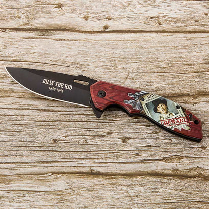 Folding Knife - Legends Of The West, Spring-Assisted, Drop Point Blade