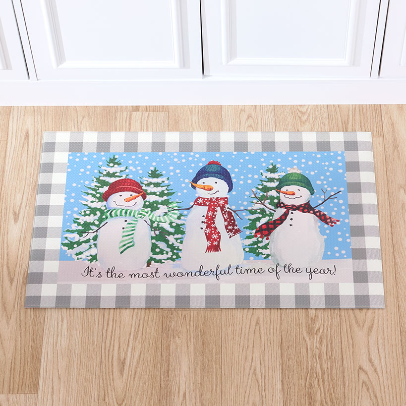 Let It Snow Kitchen Accent or Runner Rug