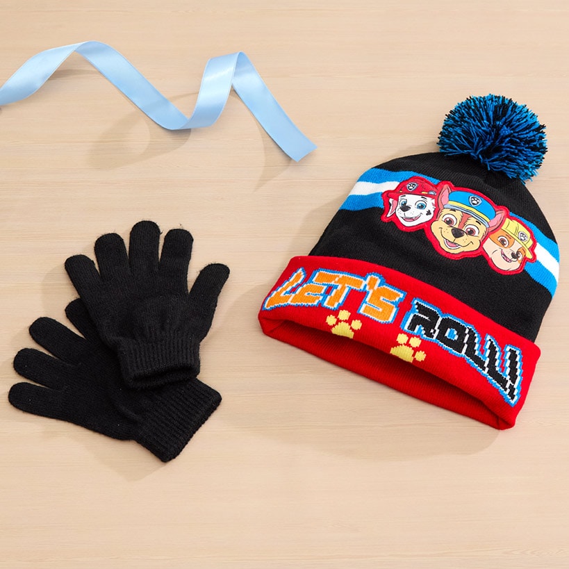 Kid's Beanie and Glove Matching Gift Set - Minnie Mouse or Paw Patrol#select-set_paw-patrol