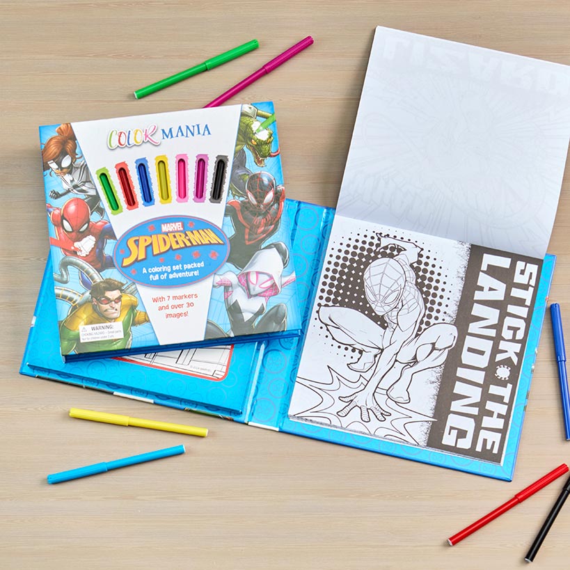 Favorite Characters Colormania with Felt Pens Princess Mickey or Spider-Man#select-character_spider-man