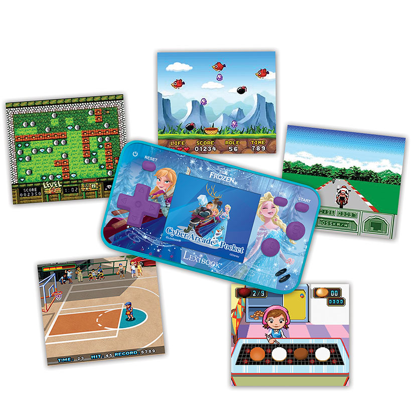 Handheld Licensed Cyber Arcade With 140 Games