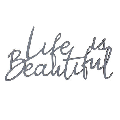 Life is Beautiful Wood Plaque