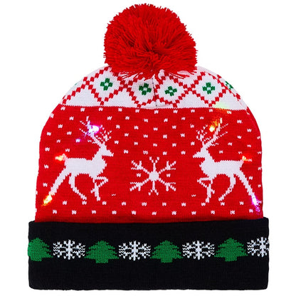 Light-Up Christmas Cap
