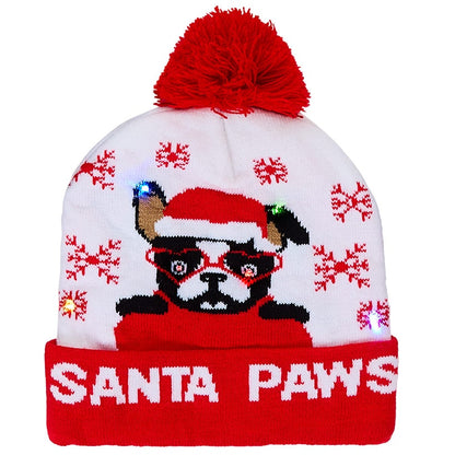 Light-Up Christmas Cap