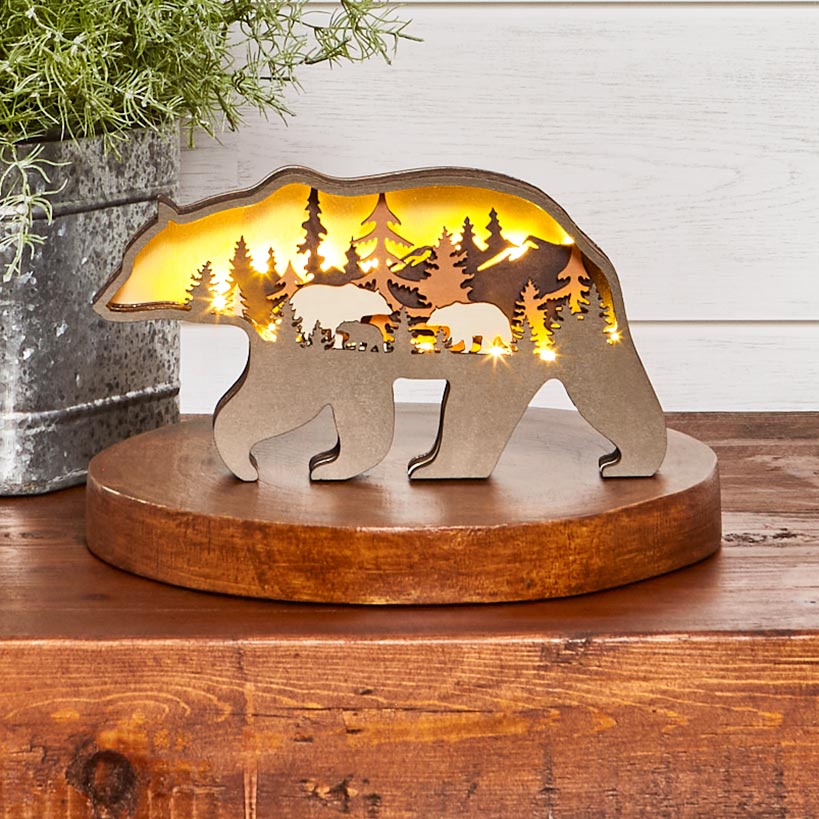 Lighted Woodland Animals#select-animal_bear