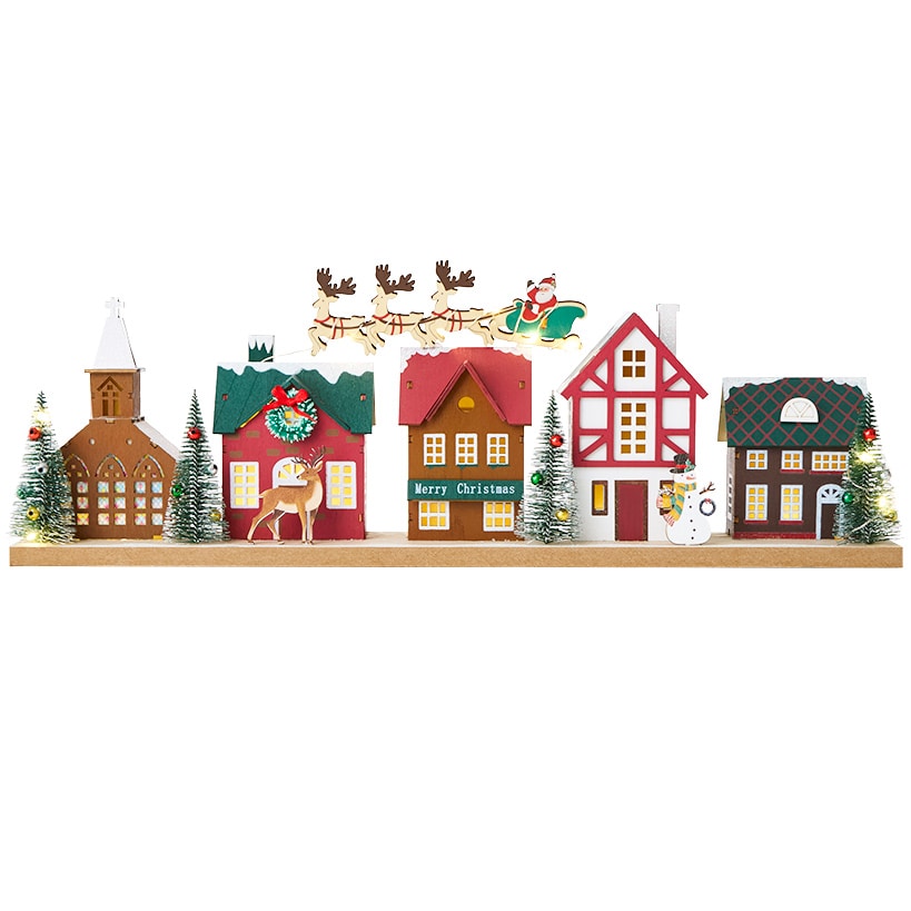 Lighted Christmas Village