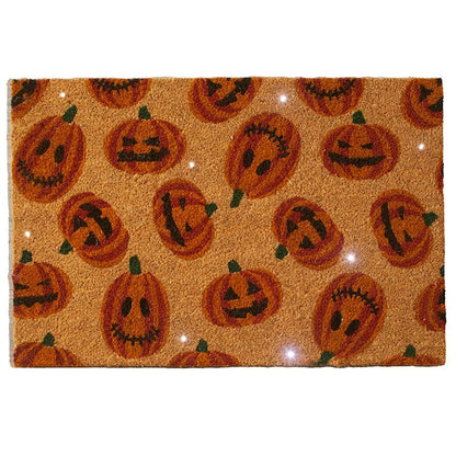 Halloween LED Lighted Coir Doormats