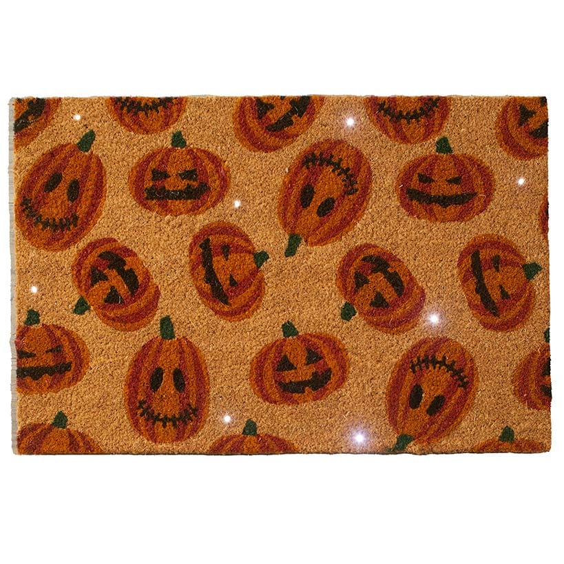 Halloween LED Lighted Coir Doormats