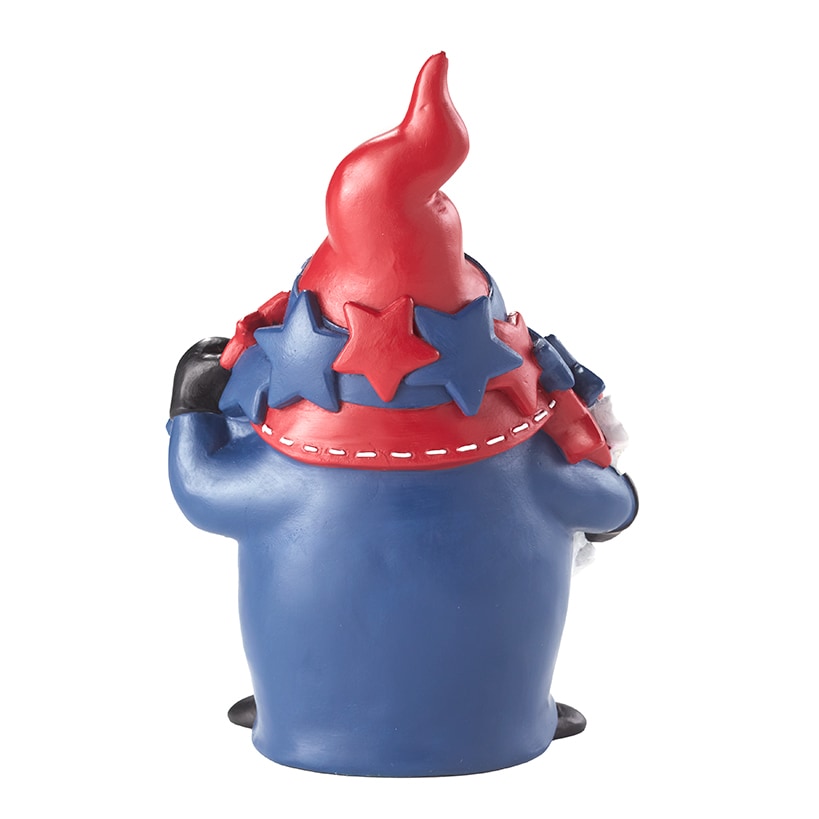 Lighted Color-Changing Americana Gnome