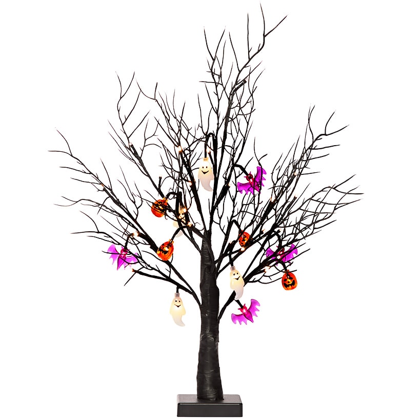 Lighted-Halloween Tree