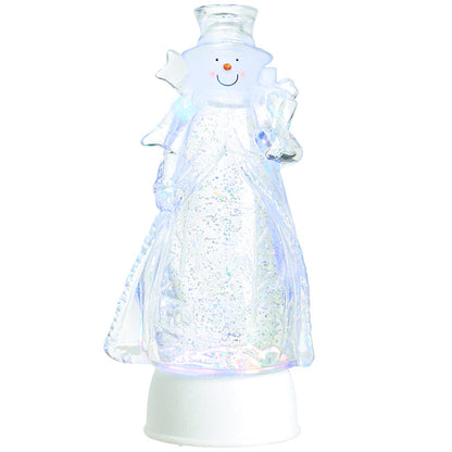 Lighted Snow Blowing Holiday Figures