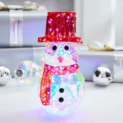 Lighted Prismatic Christmas Decor