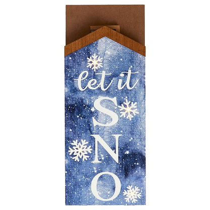 Lighted Snowman Porch Leaner