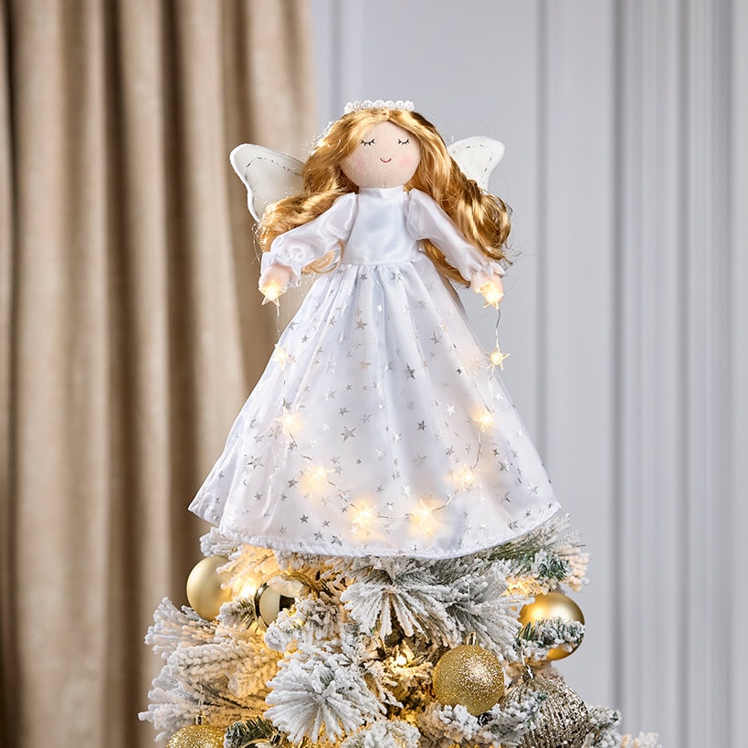 Lighted Christmas Tree Topper Angel or Cardinal#select-topper_angel