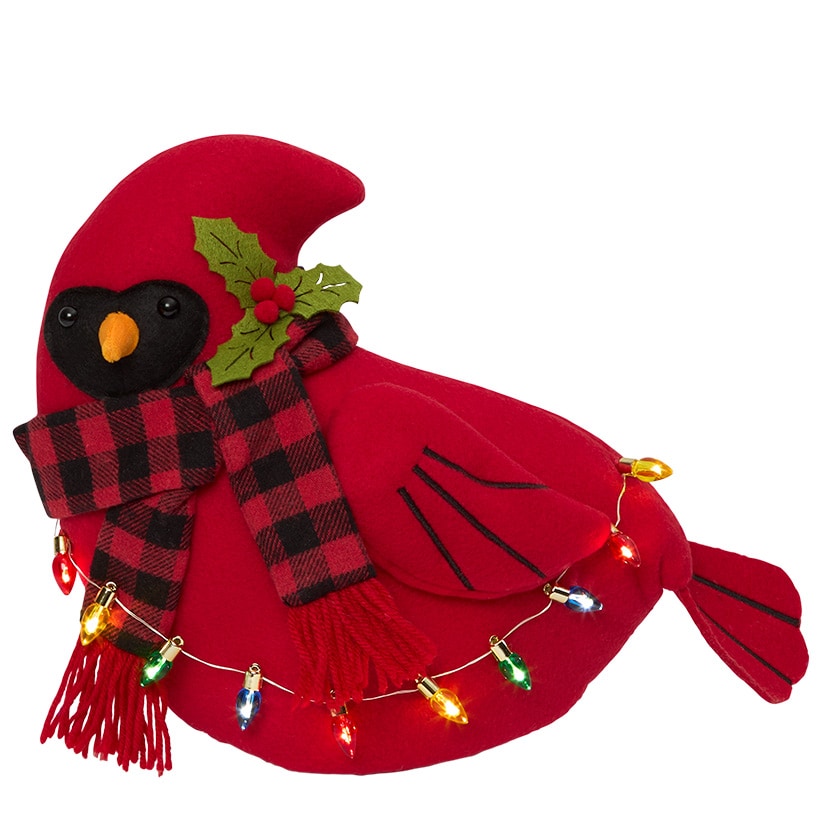 Lighted Christmas Tree Topper Angel or Cardinal