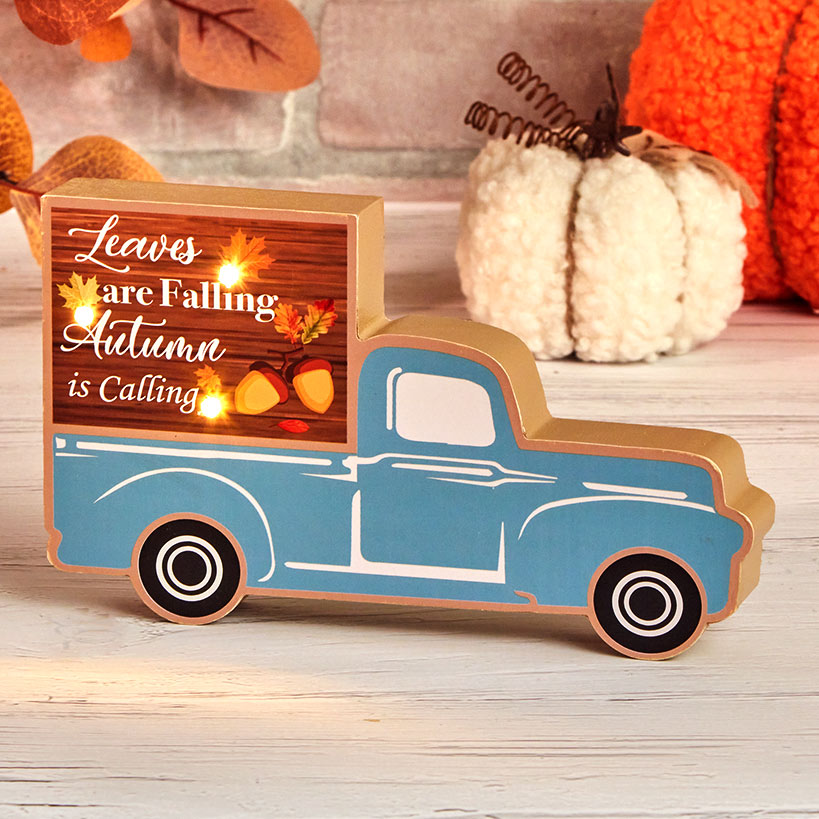 Lighted Truck with Message