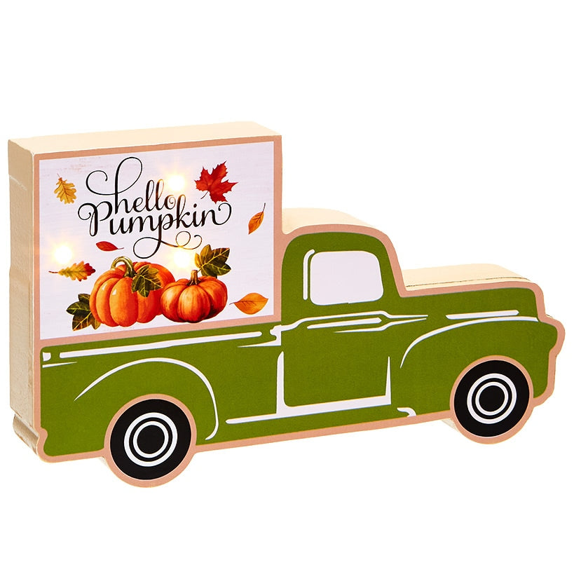 Lighted Truck with Message