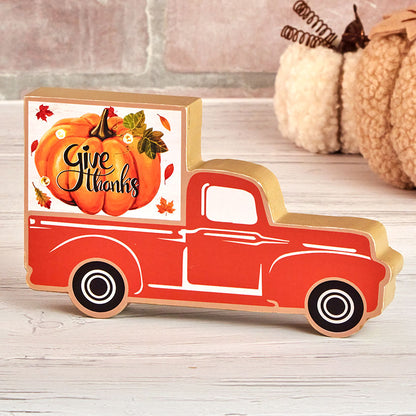 Lighted Truck with Message