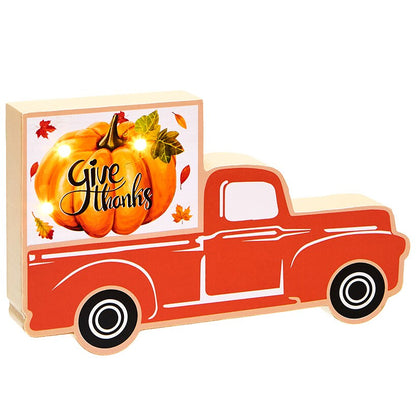 Lighted Truck with Message