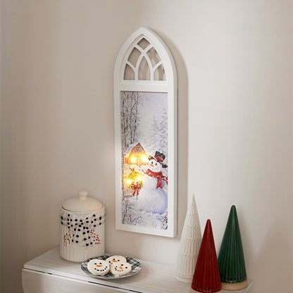 Battery-Operated Holiday Lighted Wall Art