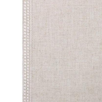 Linen Hemstitch Border Runner 14" x 54"
