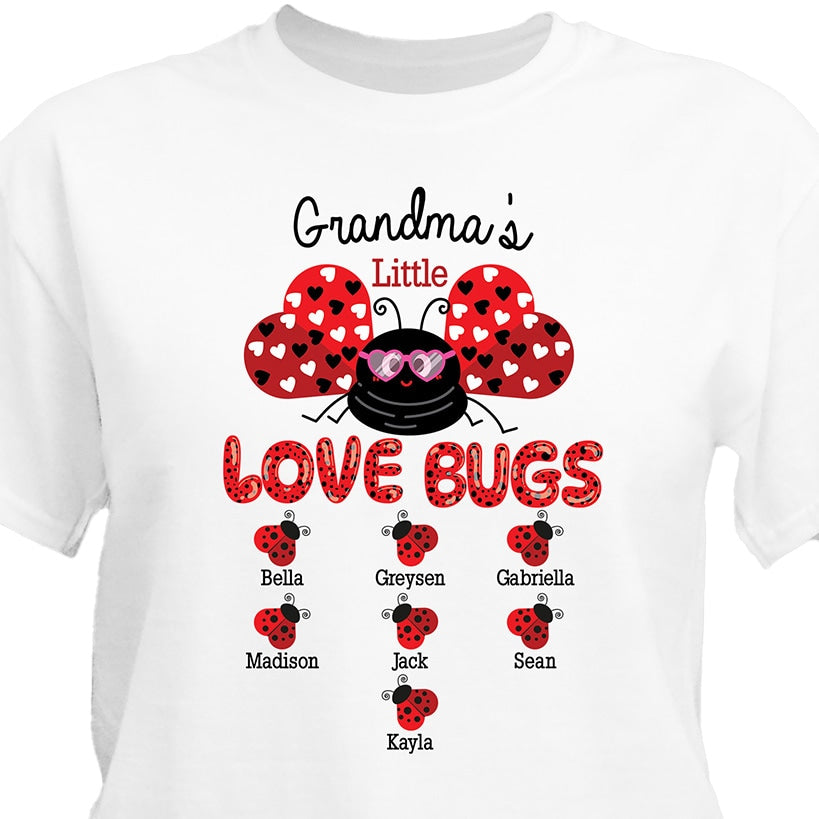 Personalized Valentine Little Lovebug T-Shirt