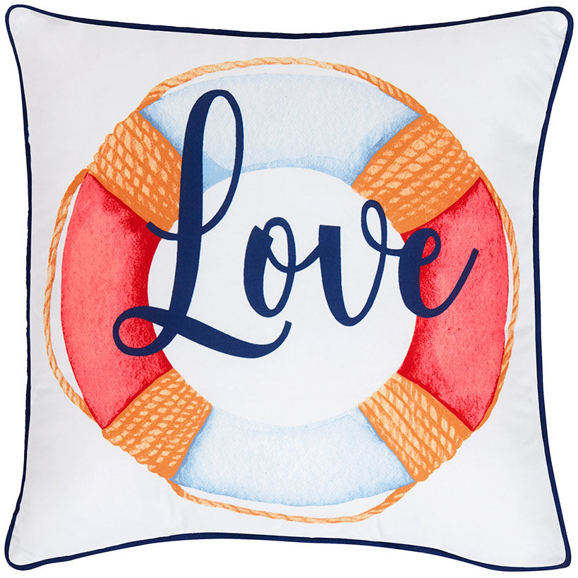 Life Love Lake Reversible Full/Queen or King Quilt, Sham, Decorative Pillow