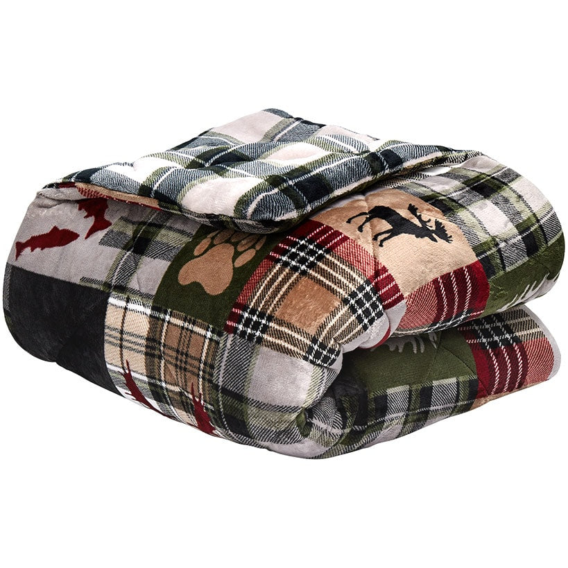 Coleman Lodge Patchwork Full/Queen or King Comforter, Sham