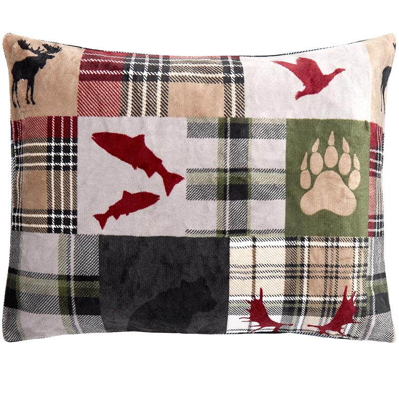 Coleman Lodge Patchwork Full/Queen or King Comforter, Sham