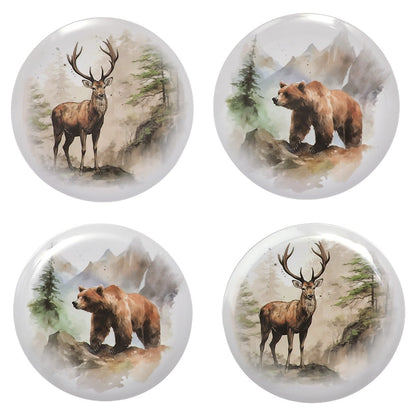 Enchanting Lodge Luxe Wilderness Salad Plates - Set of 4