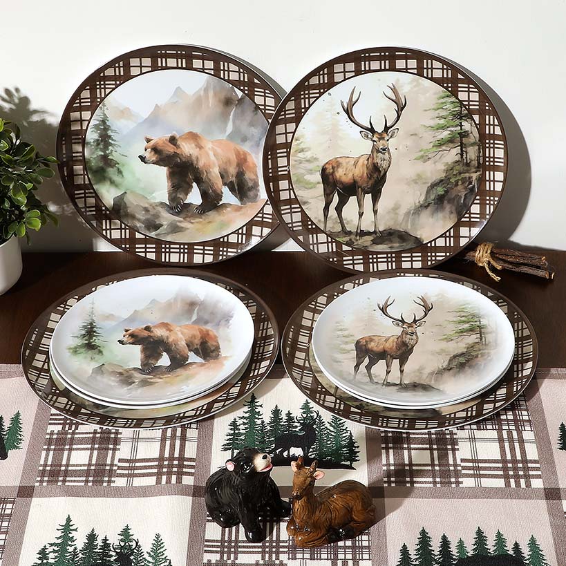 Enchanting Lodge Luxe Wilderness Table Runner