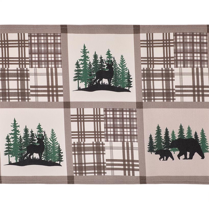 Enchanting Lodge Luxe Wilderness Table Runner