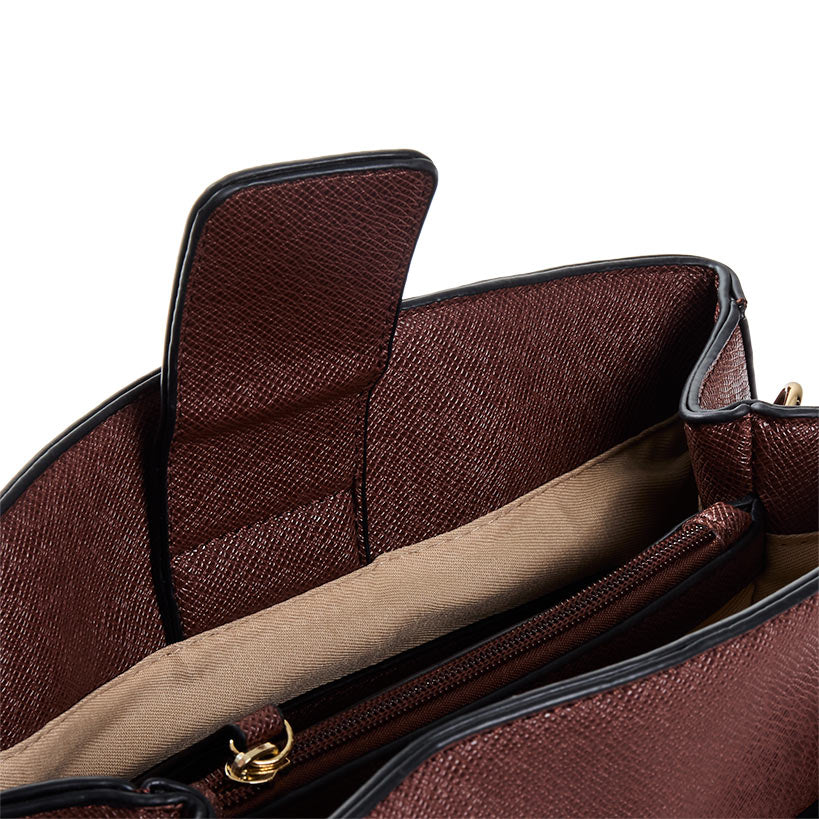 London Fog Brown Women's Wembley Satchel
