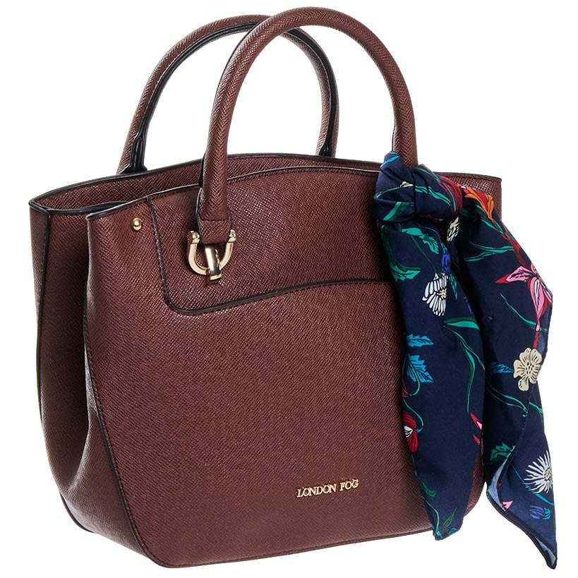 London Fog Brown Women's Wembley Satchel