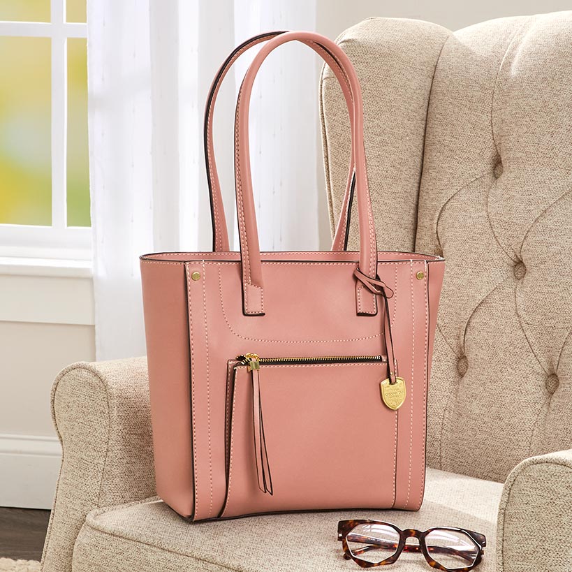 London Fog Handbag Purse Pink
