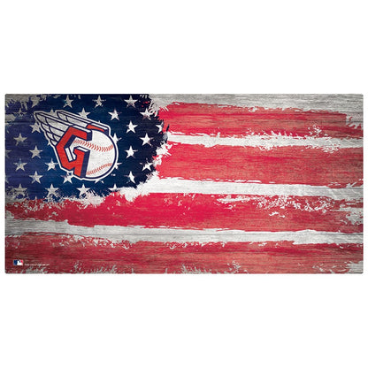 MLB Distressed Flag Signs