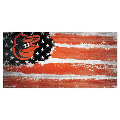 MLB Distressed Flag Signs