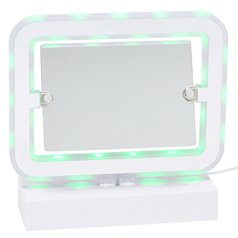Photo Light Up Makeup Mirror With Bluetooth USB Speaker