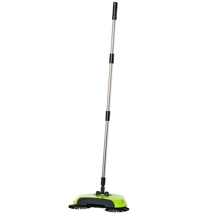 Magic Sweeper Broom-Cordless with 360-Degree Rotating Heads