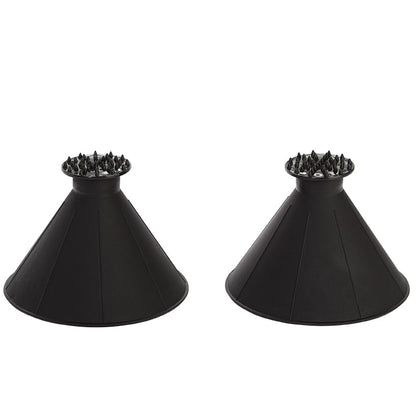 Car Windshield Ice and Snow Removers with Toothed Head and Funnel-Set of 2