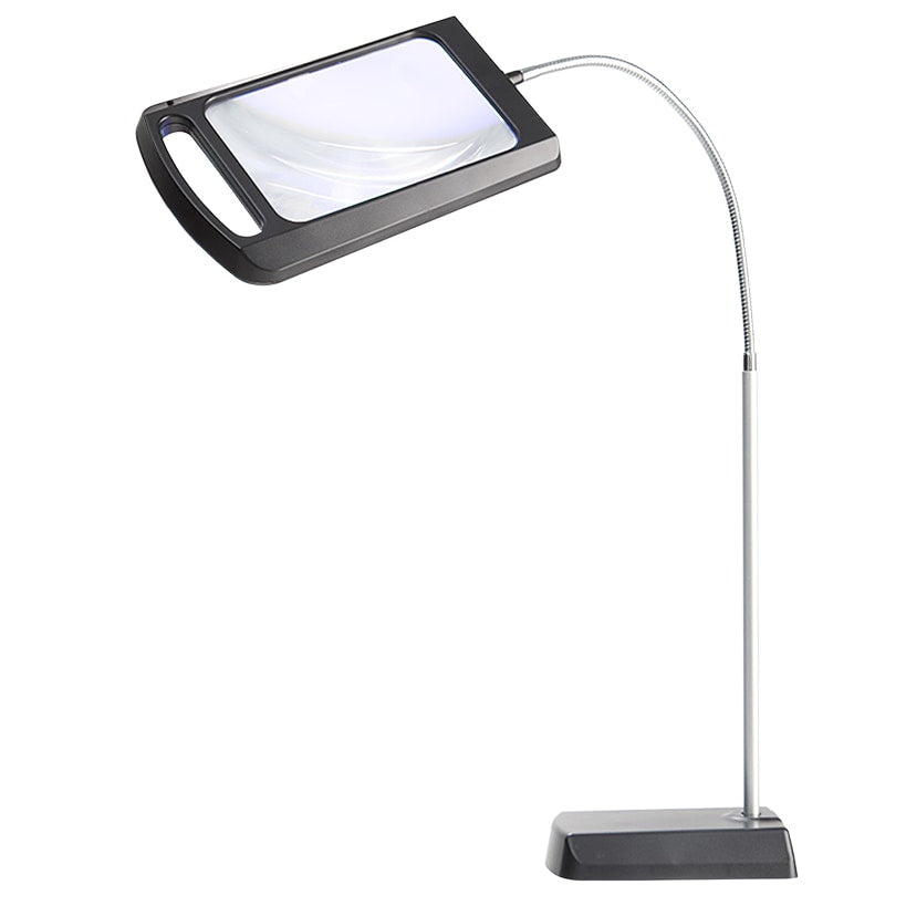 3X Magnification LED Reading Floor Lamp 34" Tall Batery Operated