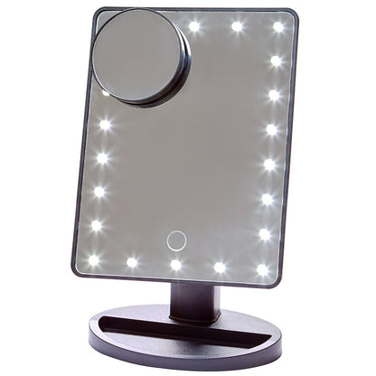 Vanity Mirror Make Up Mirror with Light Portable Touch Screen