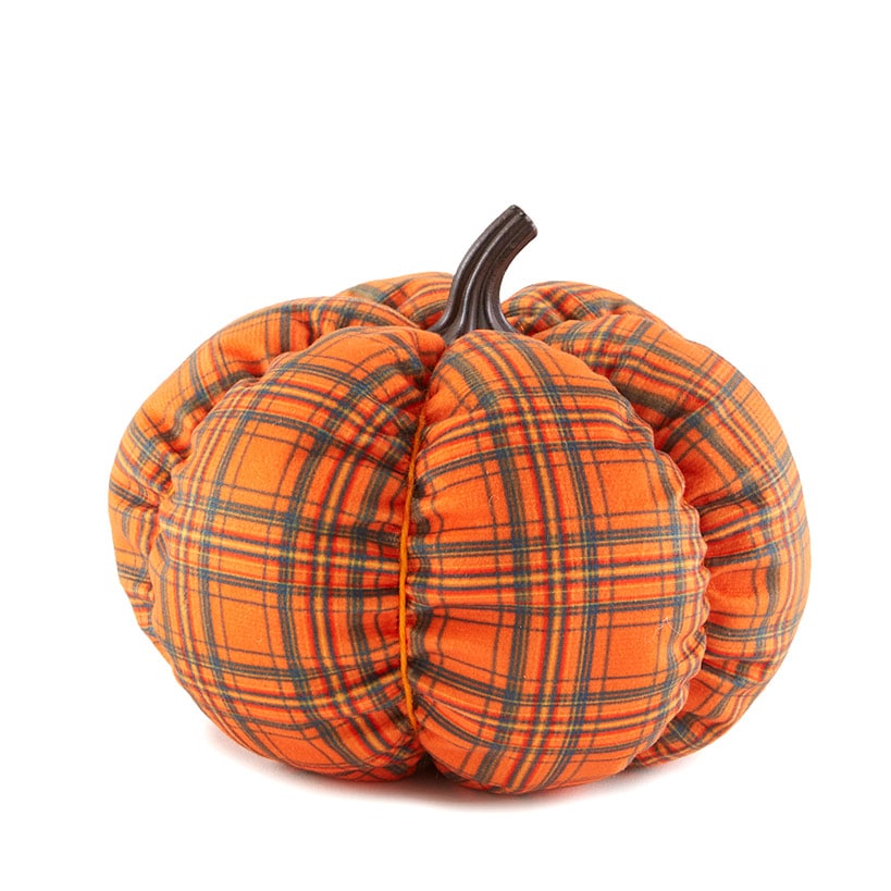 Decorative Harvest Plush Pumpkin