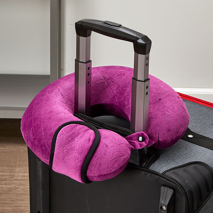 Travel Pillow with Eye Mask