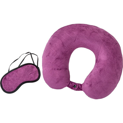 Travel Pillow with Eye Mask