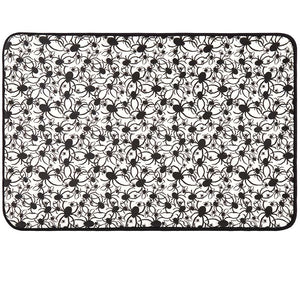 Halloween Bathroom Spider Themed Memory Foam Rug or Shower Curtain