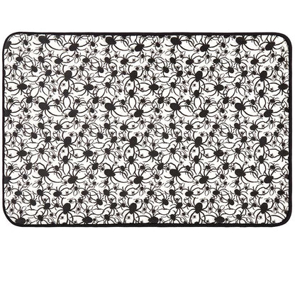 Halloween Bathroom Spider Themed Memory Foam Rug or Shower Curtain